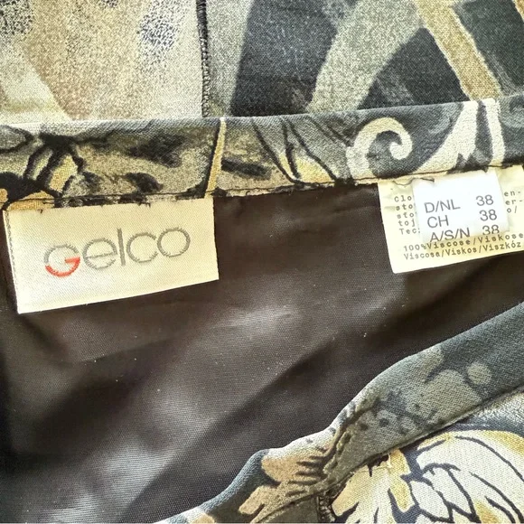 Patchwork Midi Skirt, Multi Floral Pattern Fairy High Rise S - Picture 8 of 12